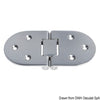 Hinge 180° rotation w/bores 140x70 mm