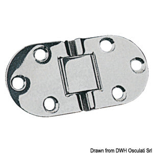Foldable hinge 76x38 mm