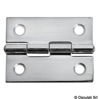 Hinge mirror polished SS 38x51 mm