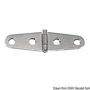 Hinge mirror polished SS 101x27 mm