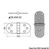 Hinges 2 mm thickness