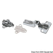 Spring hinge 5-9 mm 94x54 mm