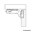 Spring hinge for Soft Close doors Inset