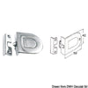 Latch with pressure opening