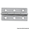 Mirror polished SS rectangular hinge 60x30 mm