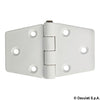 Reinforced nylon hinge, white 98x65 mm