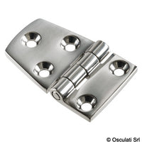 AISI316 mirror polished protruding hinge 57x38 mm