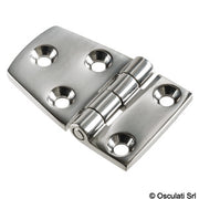 AISI316 mirror polished protruding hinge 57x38 mm
