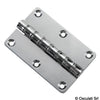 Self-supporting friction hinge overhanging pin