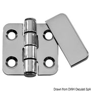 Hinge cover AISi316 1 pc. for 1/2 hinge