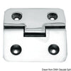 Hinge B 95° AISI316 66x66 mm