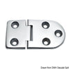 Hinge B 95° AISI316 76x40 mm