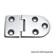 Hinge B 95° AISI316 76x40 mm