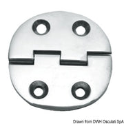 Hinge B 95° AISI316 65x65 mm