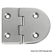 Hinge B 95° AISI316 83x65 mm