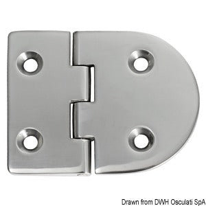 Hinge B 95° AISI316 83x65 mm