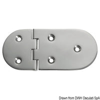 Hinge B 95° AISI316 145x65 mm