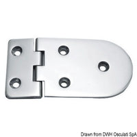 Hinge B 95° AISI316 128x65 mm