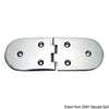 Hinge B 95° AISI316 190x65 mm