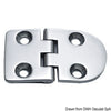 Hinge B 95° AISI316 70x40 mm