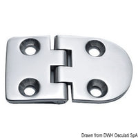Hinge B 95° AISI316 70x40 mm