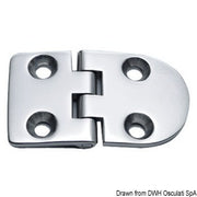 Hinge B 95° AISI316 70x40 mm
