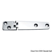 Hinge B 95% AISI316 141x29 mm