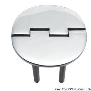 Hinge A 95% AISI316 65x65 mm