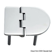 Hinge A 95% AISI316 83x65 mm