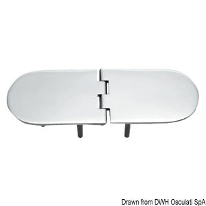 Hinge A 95% AISI316 190x65 mm