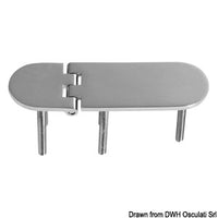 Hinge C 95% AISI316 126x40 mm