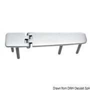 Hinge C 95% AISI316 141x29 mm