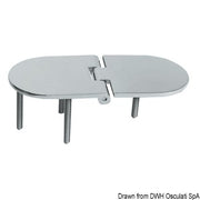 Hinge C 95% AISI316 160x70 mm