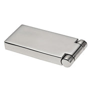 Built-in hinge mirror-polished AISI316 75x35 mm