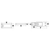 Piramid hinge mirror-polished AISI316 45x30 mm