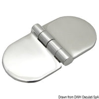 Precision-cast covered hinge