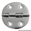 Hinge A 95% AISI316 65x65 mm