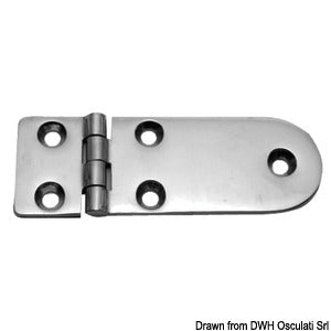 Hinge A 95% AISI316 116x40 mm