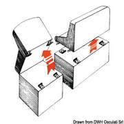 Hinges fitted with slip-off spring lock