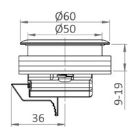 PUSH LOCK Eclipse pull latch without lock
