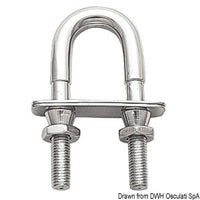 U-bolt w/safety nut M10
