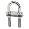 U-bolt conic fittings mirror-polished SS 120x9.5mm