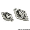 SS plate bridge ring 40x64 mm