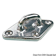 Eyebolt AISI316 w/4 screws 88x55 mm