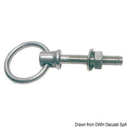 Swivel ring with stainless steel pin