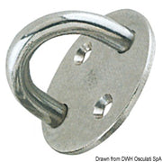 Plate w/U-bolt 5 mm