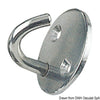 Round plate hook polished SS 5 mm