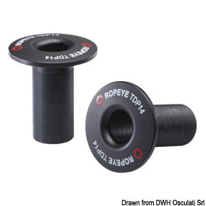ROPEYE ROTDP18 Ø 18 mm anodised aluminium