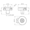 Rapid Lock System - removable part Ø 39 x 30 h