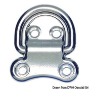 4-hole foldable ring AISI316 51x51 mm